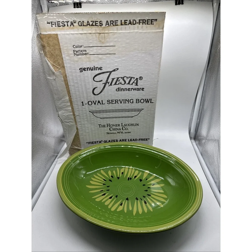 Fiestaware 9x12in  Kiwi Dish W/ Box